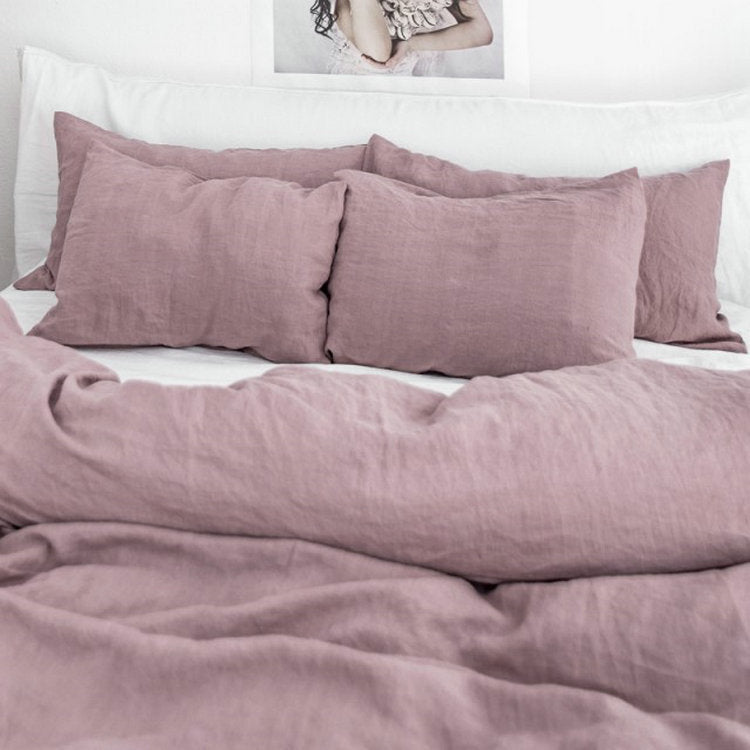 Luxe Linen Quilt & Pillowcase Trio