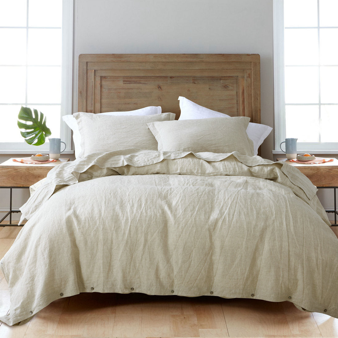 Luxe Linen Quilt & Pillowcase Trio