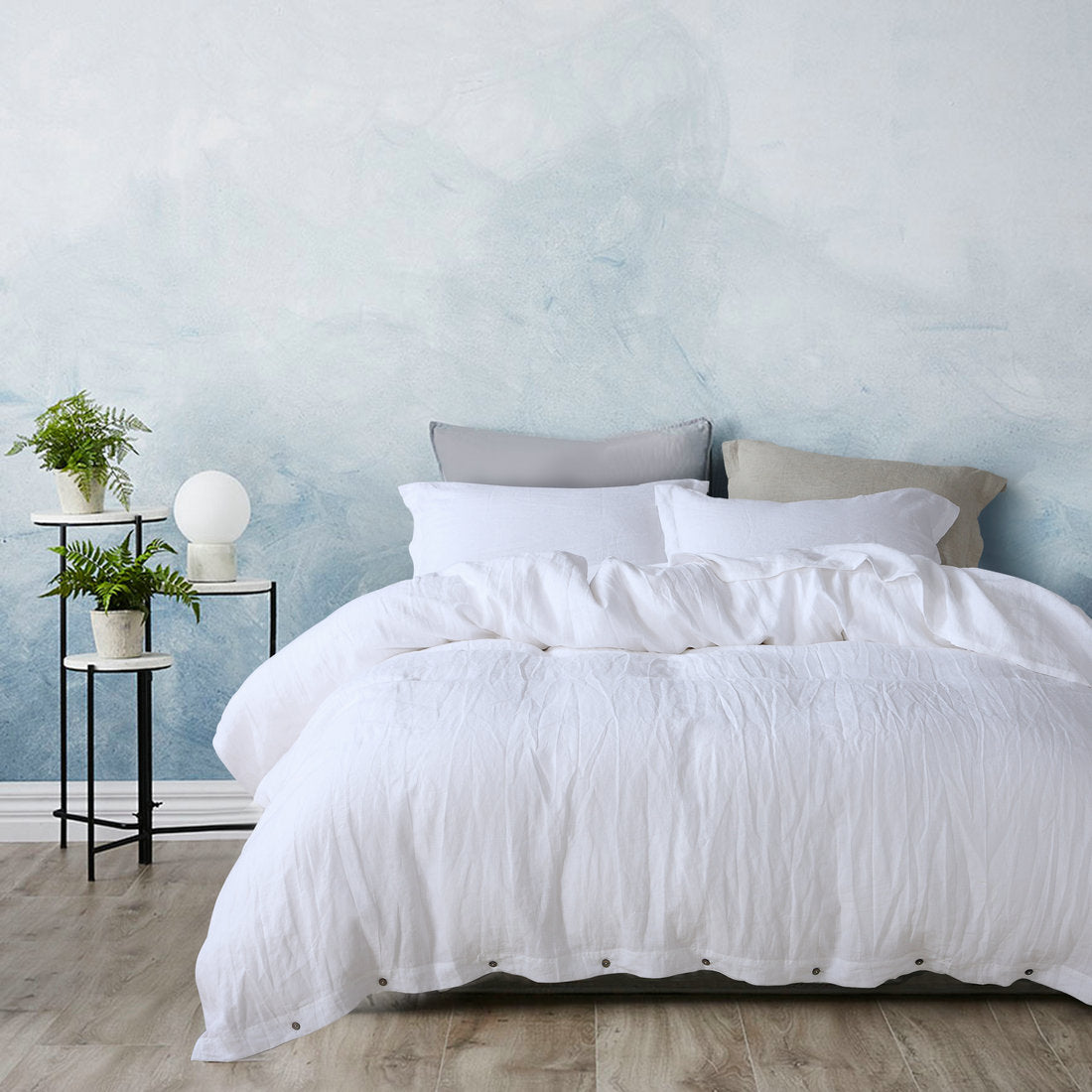 Luxe Linen Quilt & Pillowcase Trio